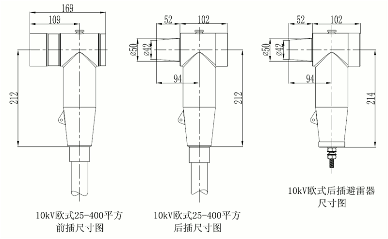 Z6尊龙凯时核材15kV欧式630-1250A非屏障型可疏散毗连器结构尺寸1.gif